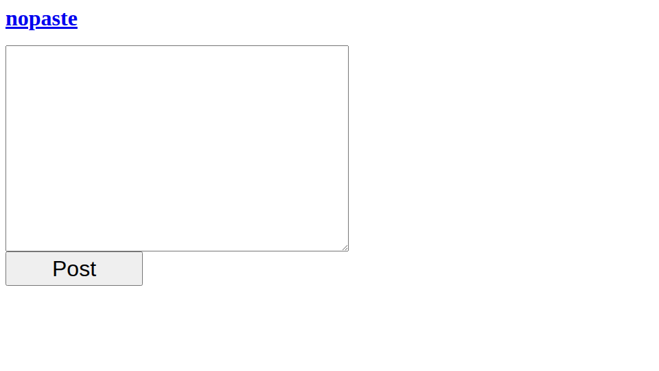 nopaste.kymt.me のスクリーンショット